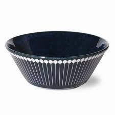 日本製 Albee 撥水十草碗(M)-藍/米/灰|陶瓷碗 飯碗 湯碗 十草碗 美濃燒 陶器 - 富士通販