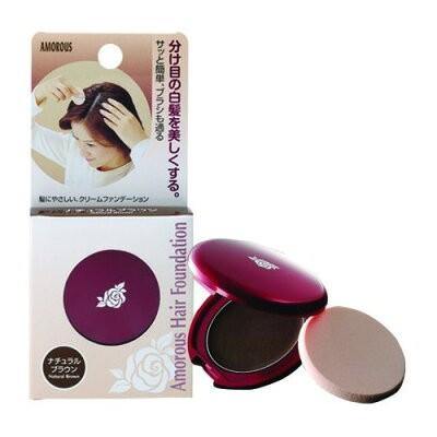 日本 AMOROUS遮瑕豐髮頭皮外露染髮粉餅(三色可選)-日本製 - 富士通販