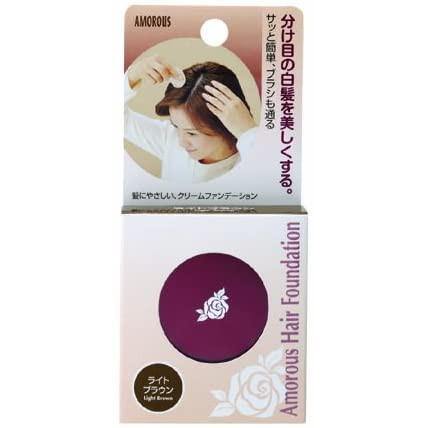 日本 AMOROUS遮瑕豐髮頭皮外露染髮粉餅(三色可選)-日本製 - 富士通販