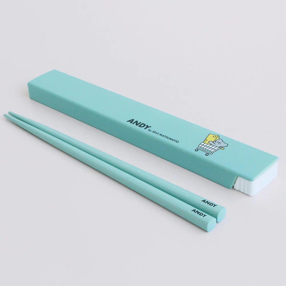 日本 Andy 兒童環保餐筷|兩色可選 - 富士通販