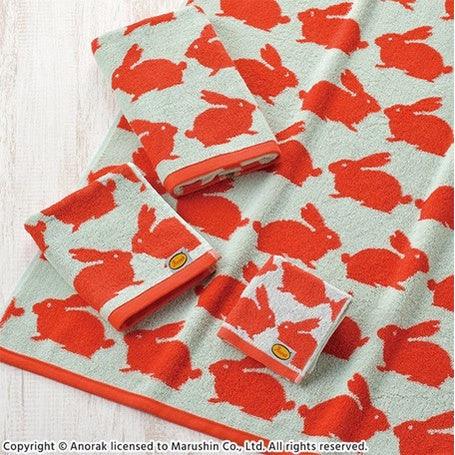 Anorak 兔子洗臉毛巾 浴巾|洗臉用毛巾 浴巾 北歐風 - 富士通販