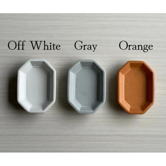 日本製 ARAM 八角陶瓷小盤|前菜 水果 小菜 甜點 - 富士通販