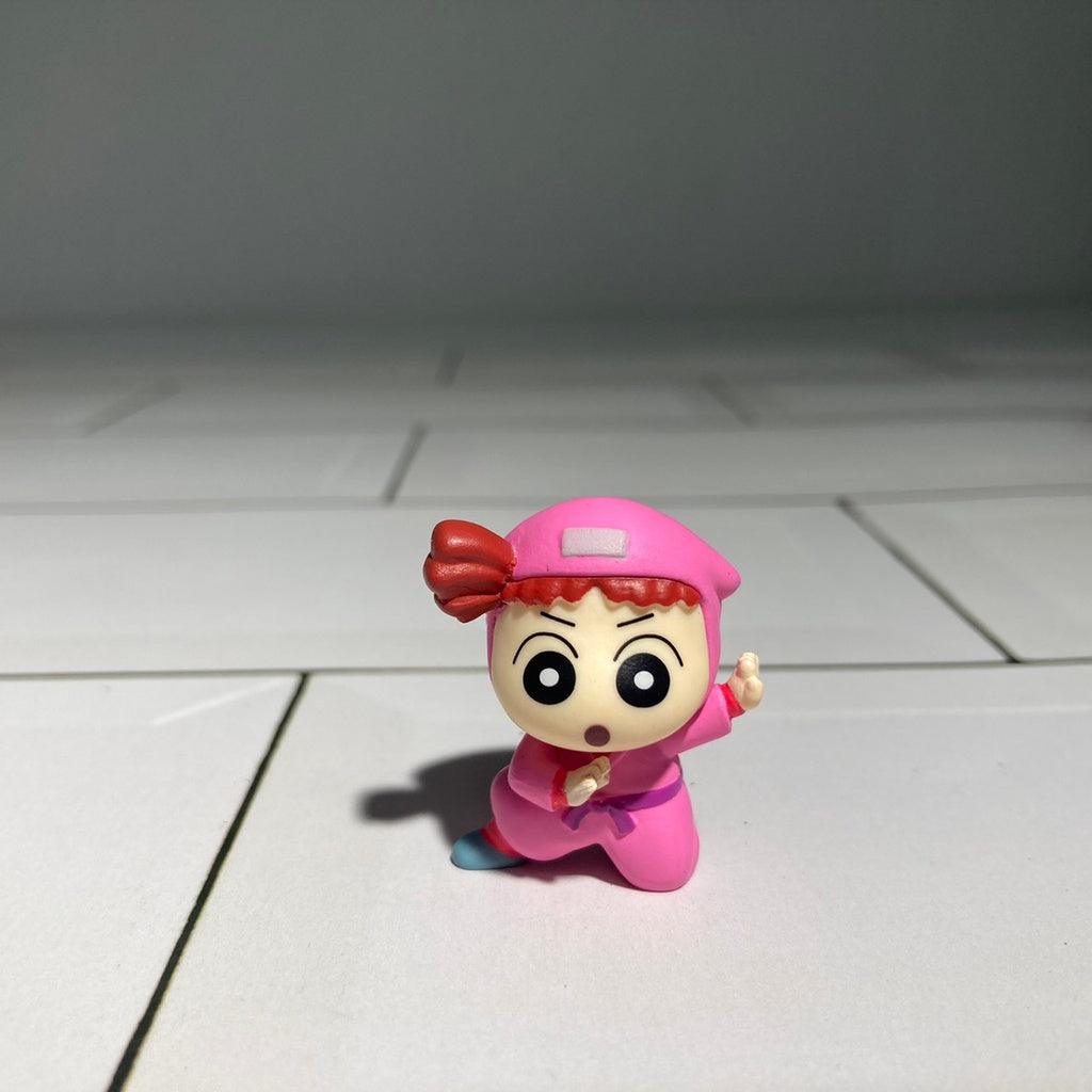 日本萬代 BANDAI 蠟筆小新扭蛋 幽靈忍者珍風傳排隊公仔|蠟筆小新、妮妮、正男、風間、阿呆 - 富士通販