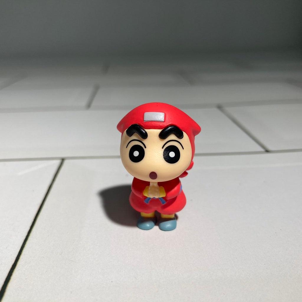 日本萬代 BANDAI 蠟筆小新扭蛋 幽靈忍者珍風傳排隊公仔|蠟筆小新、妮妮、正男、風間、阿呆 - 富士通販