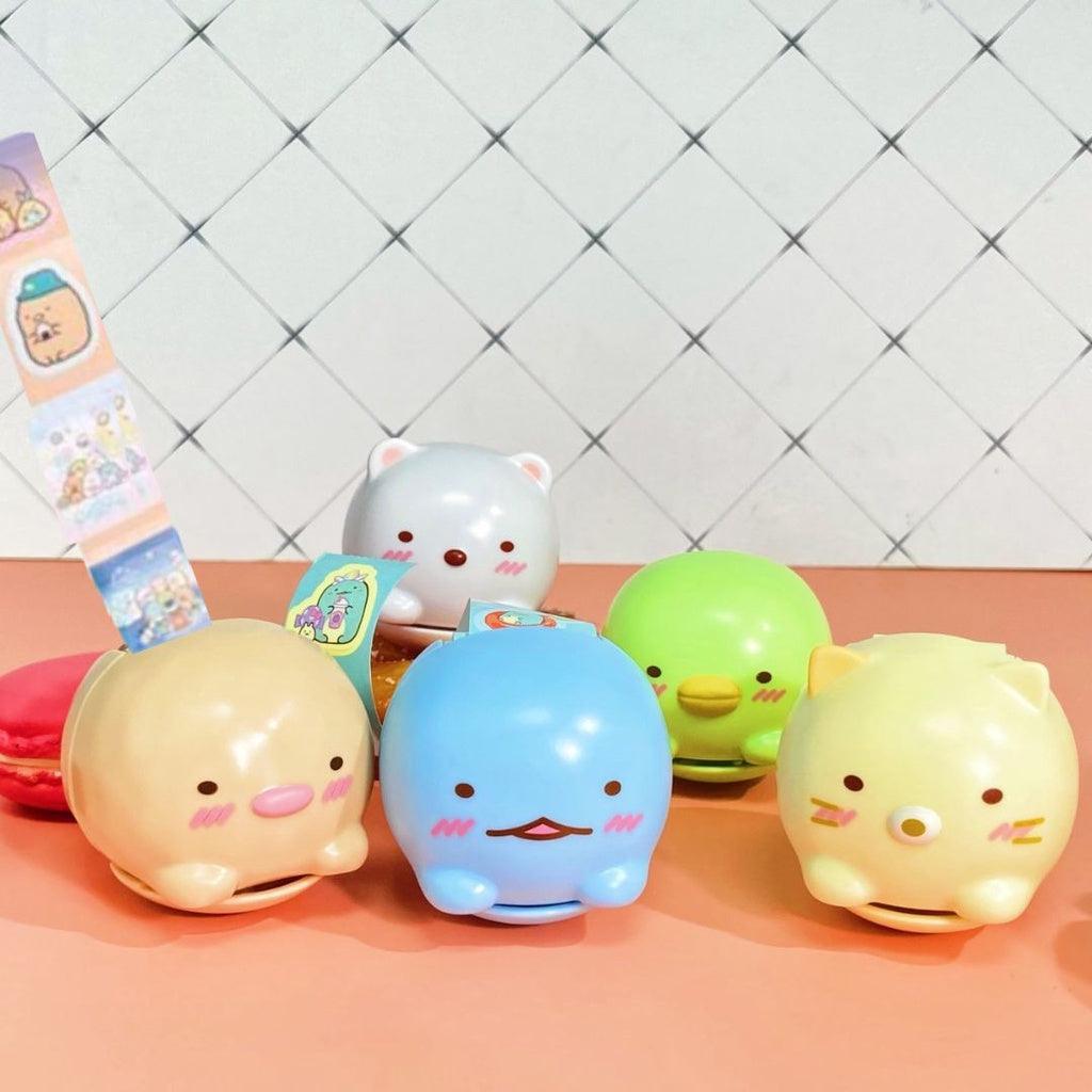 日本萬代 BANDAI 角落生物 扭蛋 環保貼紙公仔|白熊、炸豬排、恐龍、貓咪、企鵝 - 富士通販