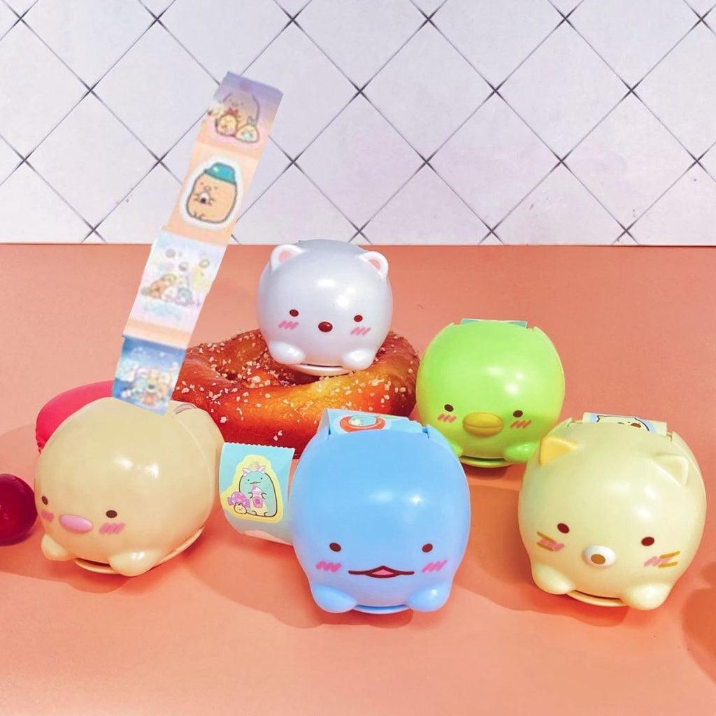 日本萬代 BANDAI 角落生物 扭蛋 環保貼紙公仔|白熊、炸豬排、恐龍、貓咪、企鵝 - 富士通販