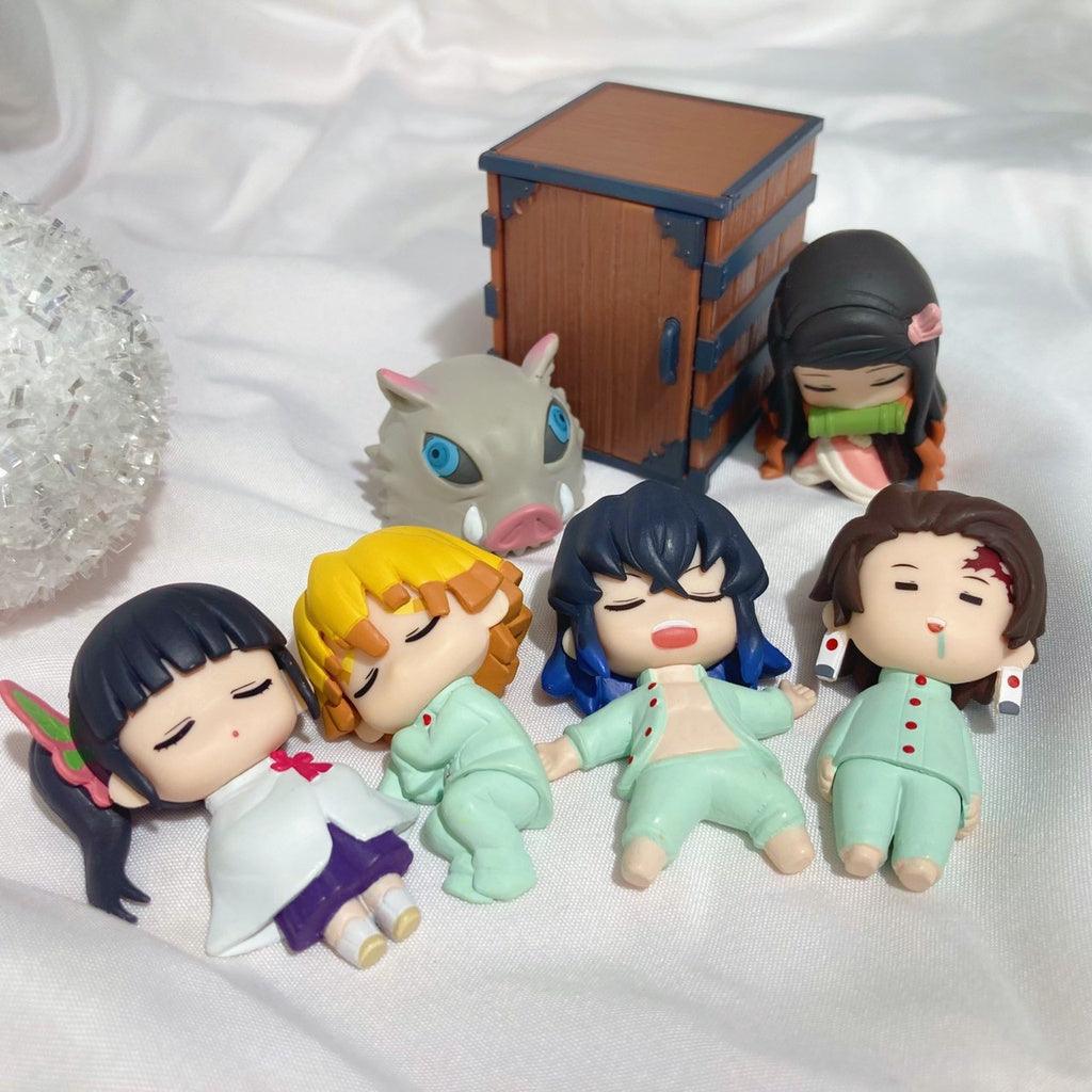 日本萬代 BANDAI 鬼滅之刃 扭蛋 愛睏公仔|禰豆子 炭治郎 善逸 伊之助 香奈乎 - 富士通販