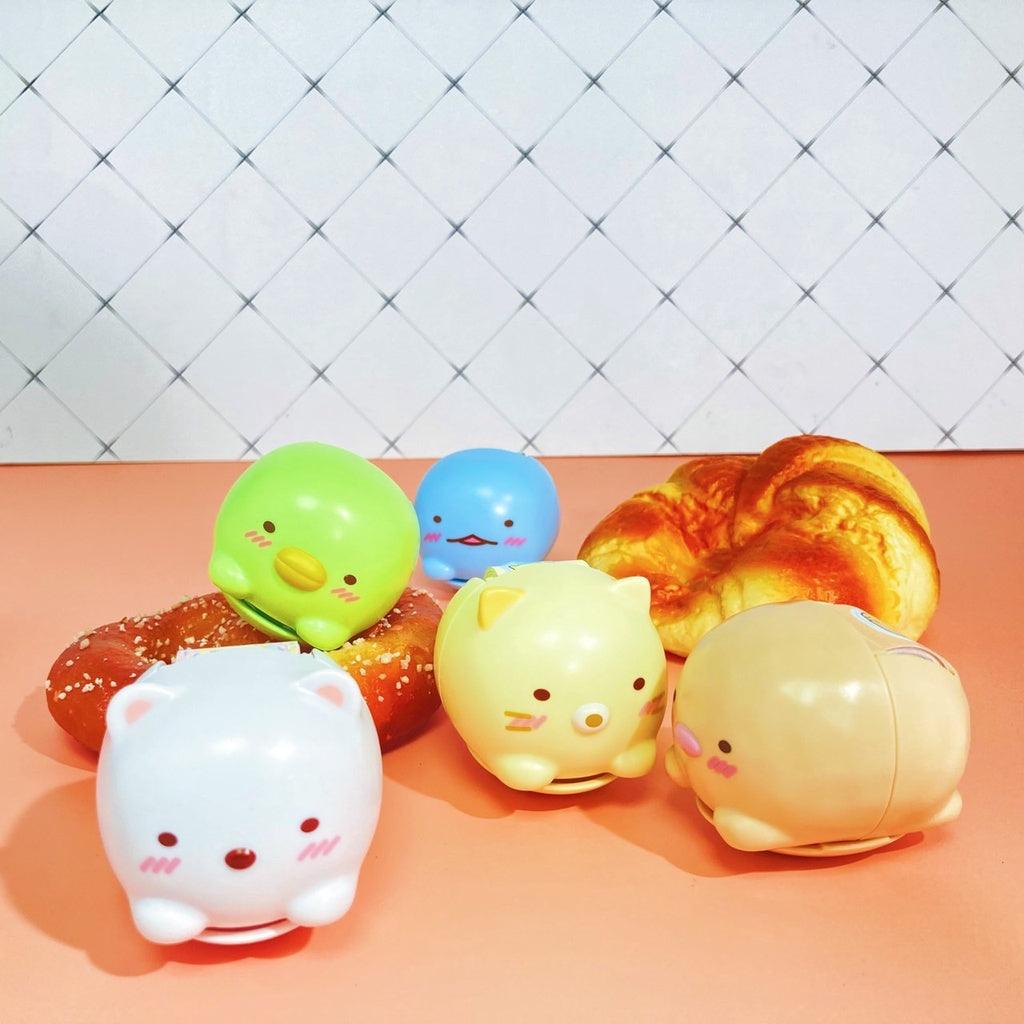 日本萬代 BANDAI 角落生物 扭蛋 環保貼紙公仔|白熊、炸豬排、恐龍、貓咪、企鵝 - 富士通販