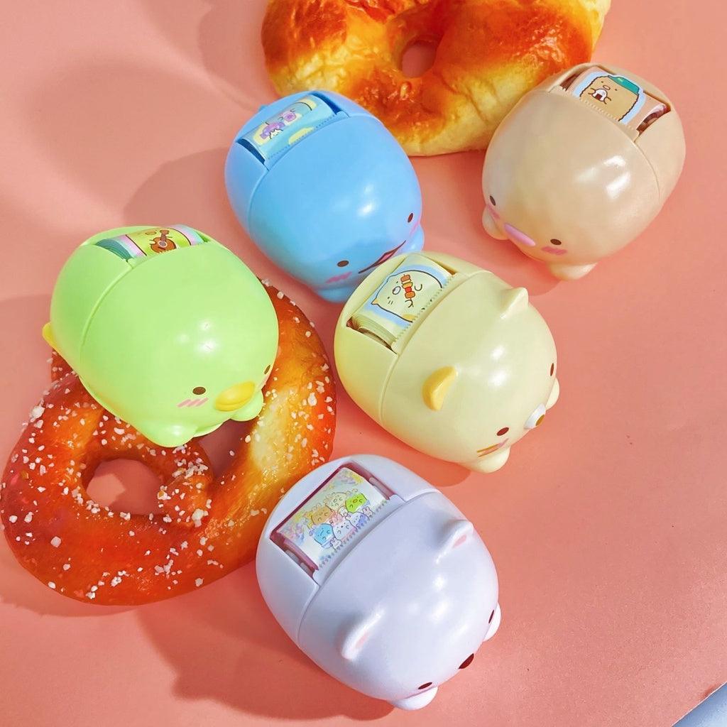 日本萬代 BANDAI 角落生物 扭蛋 環保貼紙公仔|白熊、炸豬排、恐龍、貓咪、企鵝 - 富士通販