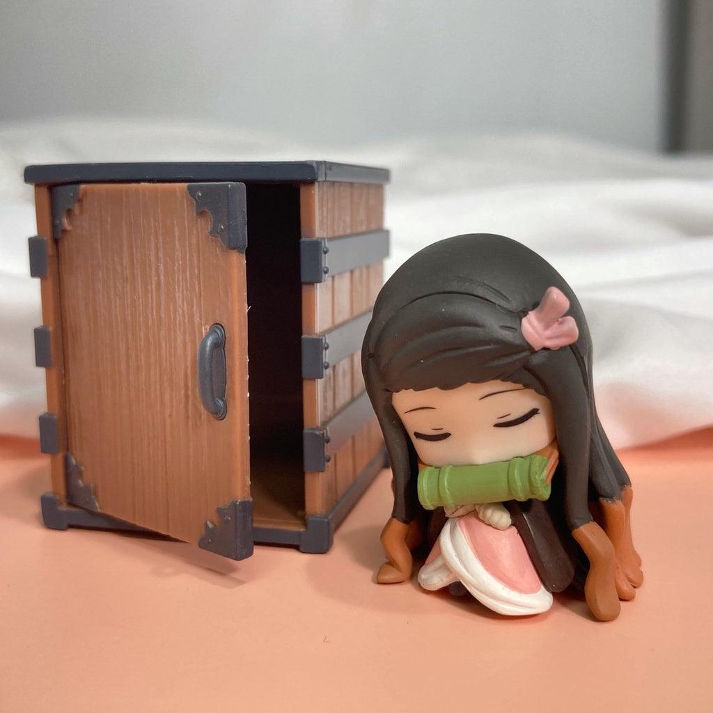 日本萬代 BANDAI 鬼滅之刃 扭蛋 愛睏公仔|禰豆子 炭治郎 善逸 伊之助 香奈乎 - 富士通販