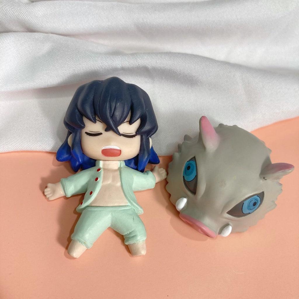 日本萬代 BANDAI 鬼滅之刃 扭蛋 愛睏公仔|禰豆子 炭治郎 善逸 伊之助 香奈乎 - 富士通販