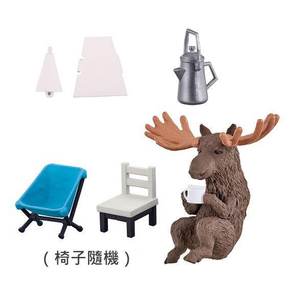 日本 BANDAI 萬代 動物露營公仔場景組02|扭蛋公仔 場景模型 露營扭蛋 - 富士通販