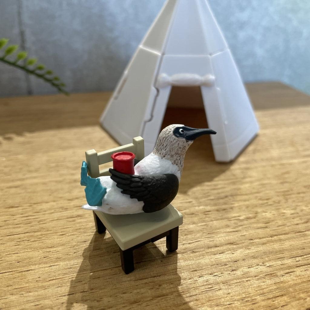 日本 BANDAI 萬代 動物露營公仔場景組02|扭蛋公仔 場景模型 露營扭蛋 - 富士通販