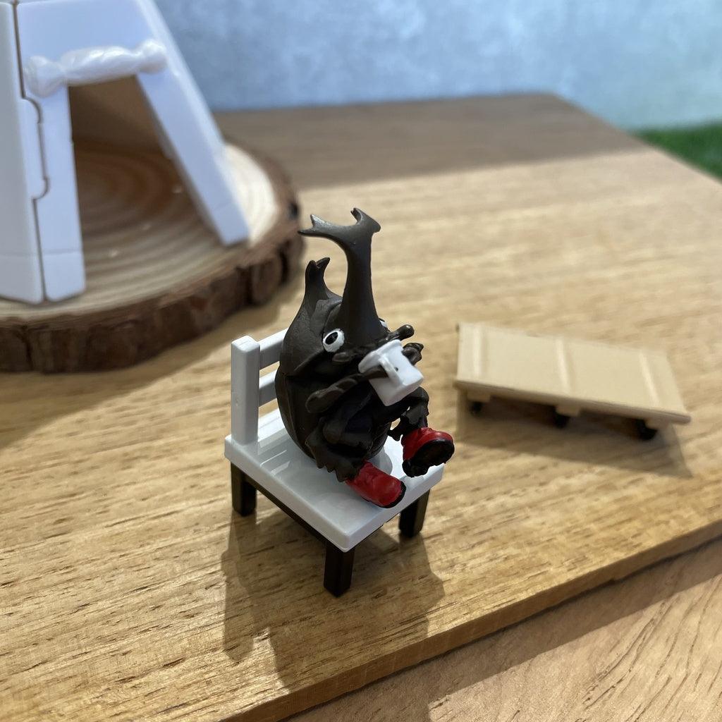 日本 BANDAI 萬代 動物露營公仔場景組02|扭蛋公仔 場景模型 露營扭蛋 - 富士通販