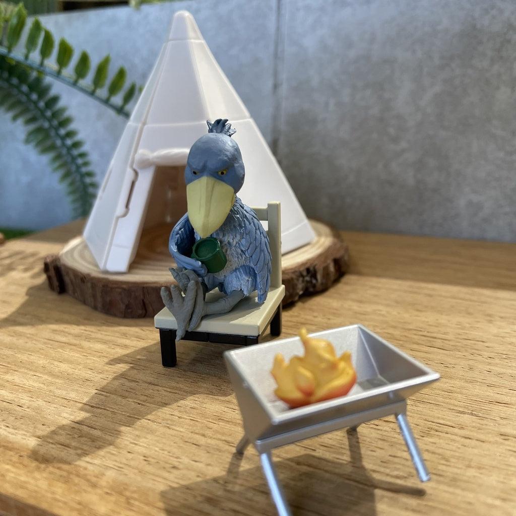 日本 BANDAI 萬代 動物露營公仔場景組02|扭蛋公仔 場景模型 露營扭蛋 - 富士通販