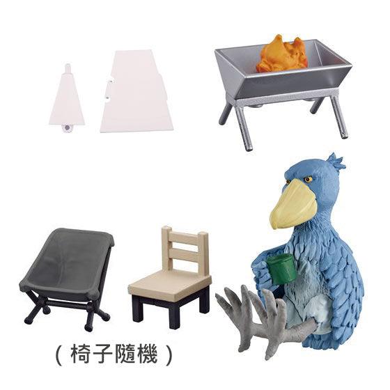 日本 BANDAI 萬代 動物露營公仔場景組02|扭蛋公仔 場景模型 露營扭蛋 - 富士通販