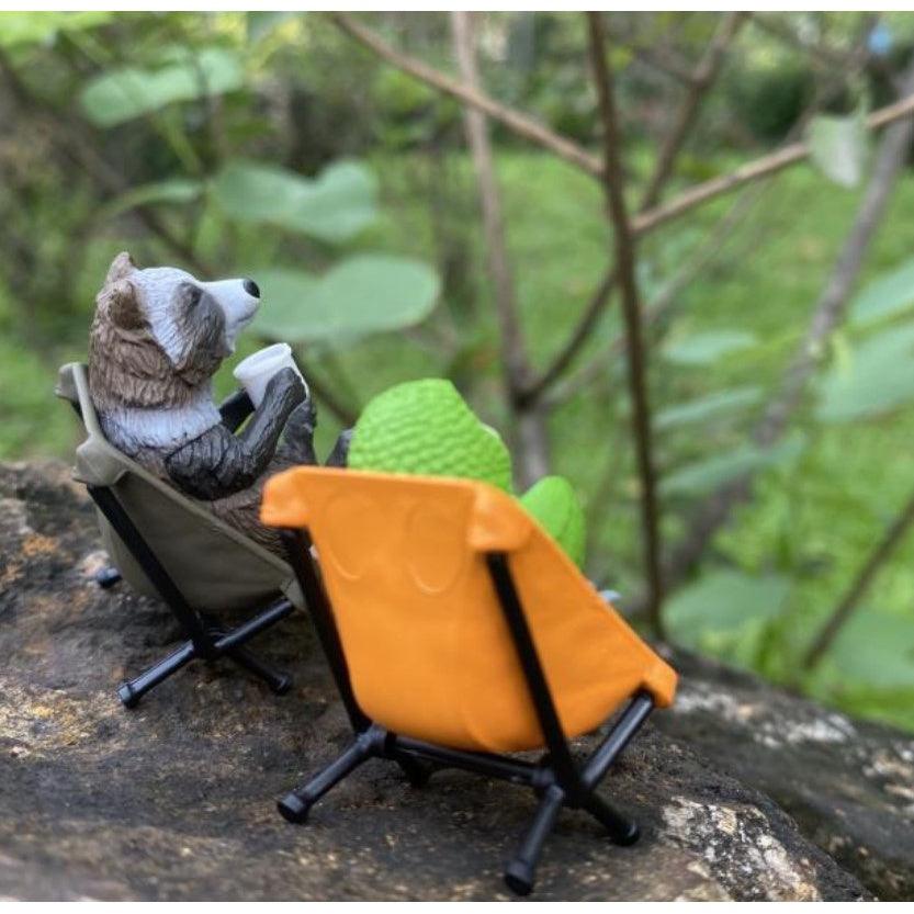 日本 BANDAI 萬代 動物露營公仔場景組03|扭蛋 療癒小物 擺飾 - 富士通販