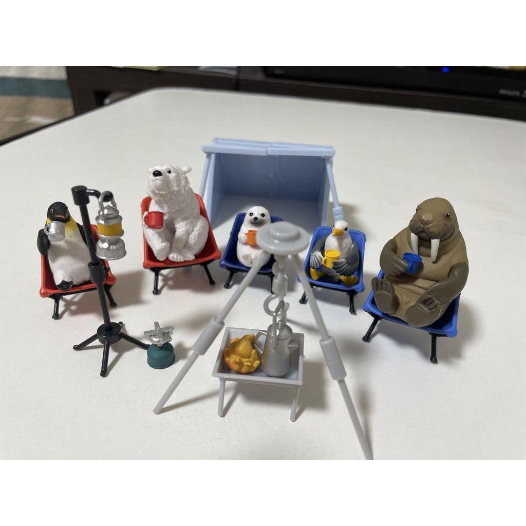 日本 BANDAI 萬代 動物露營公仔場景組06|模型公仔 露營扭蛋 - 富士通販
