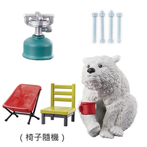 日本 BANDAI 萬代 動物露營公仔場景組06|模型公仔 露營扭蛋 - 富士通販