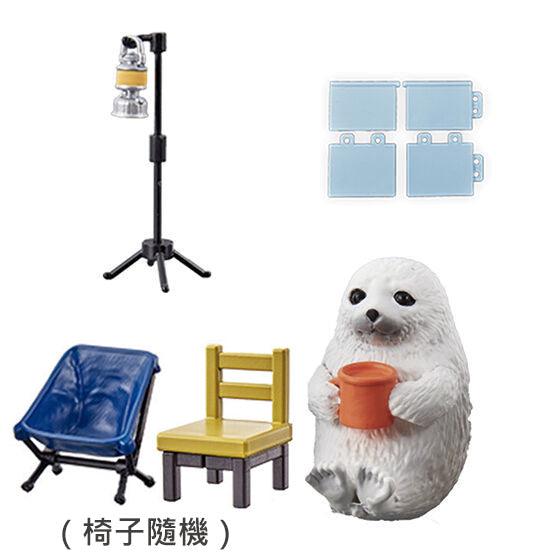 日本 BANDAI 萬代 動物露營公仔場景組06|模型公仔 露營扭蛋 - 富士通販