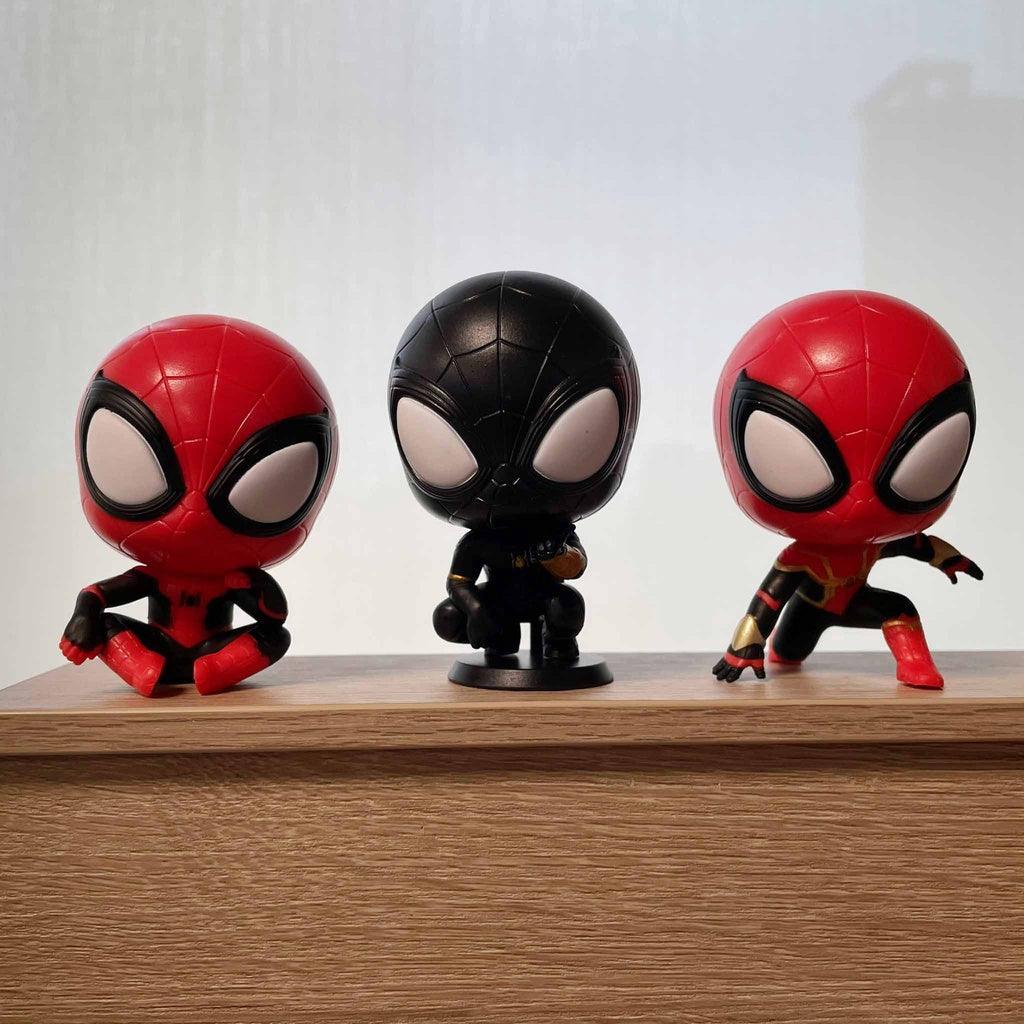 日本 BANDAI 萬代 蜘蛛人無家日篇 環保扭蛋 全3款|大頭扭蛋 漫威 蜘蛛人公仔 - 富士通販