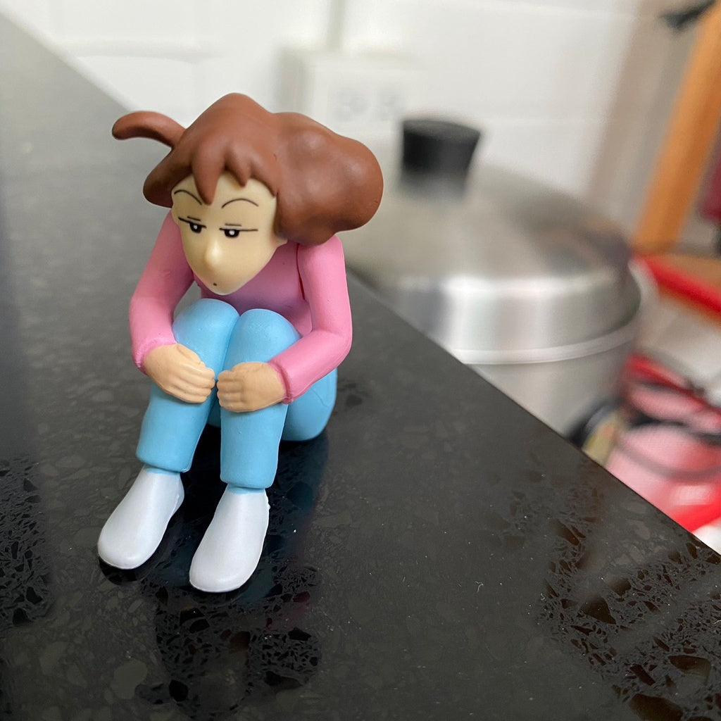 日本 BANDAI 萬代 蠟筆小新 等待公仔P4|扭蛋 蛋糕裝飾 公仔 - 富士通販