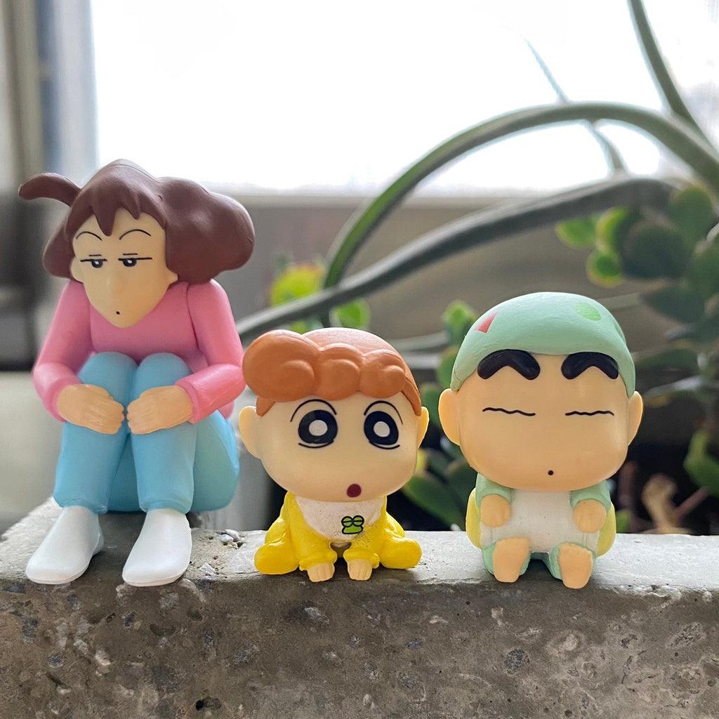 日本 BANDAI 萬代 蠟筆小新 等待公仔P4|扭蛋 蛋糕裝飾 公仔 - 富士通販