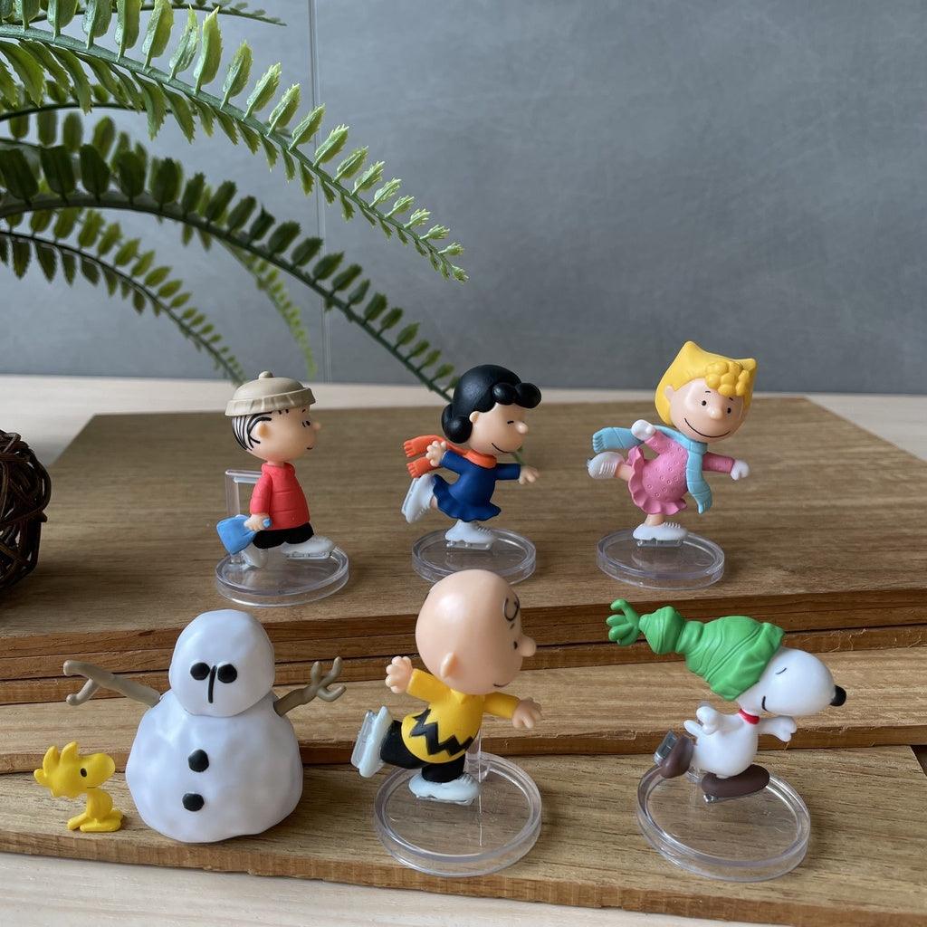 日本 BANDAI 萬代 史努比 排隊扭蛋P5|史努比公仔 蛋糕裝飾 - 富士通販