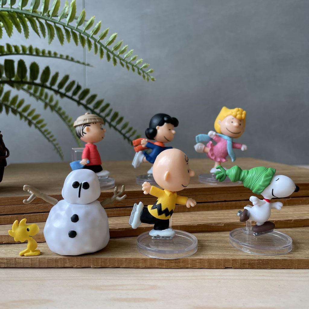 日本 BANDAI 萬代 史努比 排隊扭蛋P5|史努比公仔 蛋糕裝飾 - 富士通販