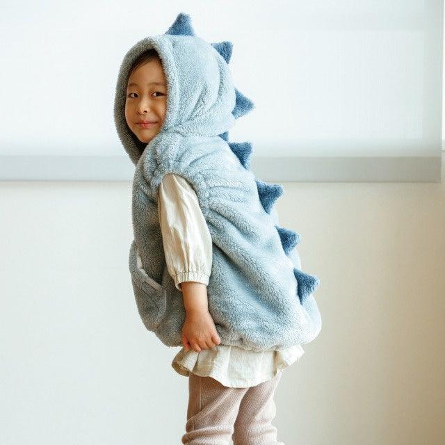 日本 BISQUE 動物造型 柔軟保暖背心|適合2-5歲 - 富士通販