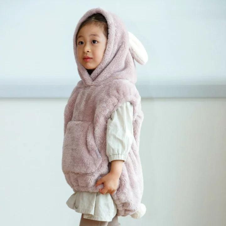 日本 BISQUE 動物造型 柔軟保暖背心|適合2-5歲 - 富士通販