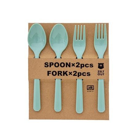 日本製 BISQUE Zelt 野餐露營餐具組|碗 杯子 盤子 湯匙叉子 - 富士通販