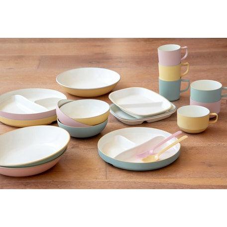 日本製 BISQUE Zelt 野餐露營餐具組|碗 杯子 盤子 湯匙叉子 - 富士通販