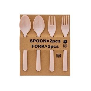 日本製 BISQUE Zelt 野餐露營餐具組|碗 杯子 盤子 湯匙叉子 - 富士通販