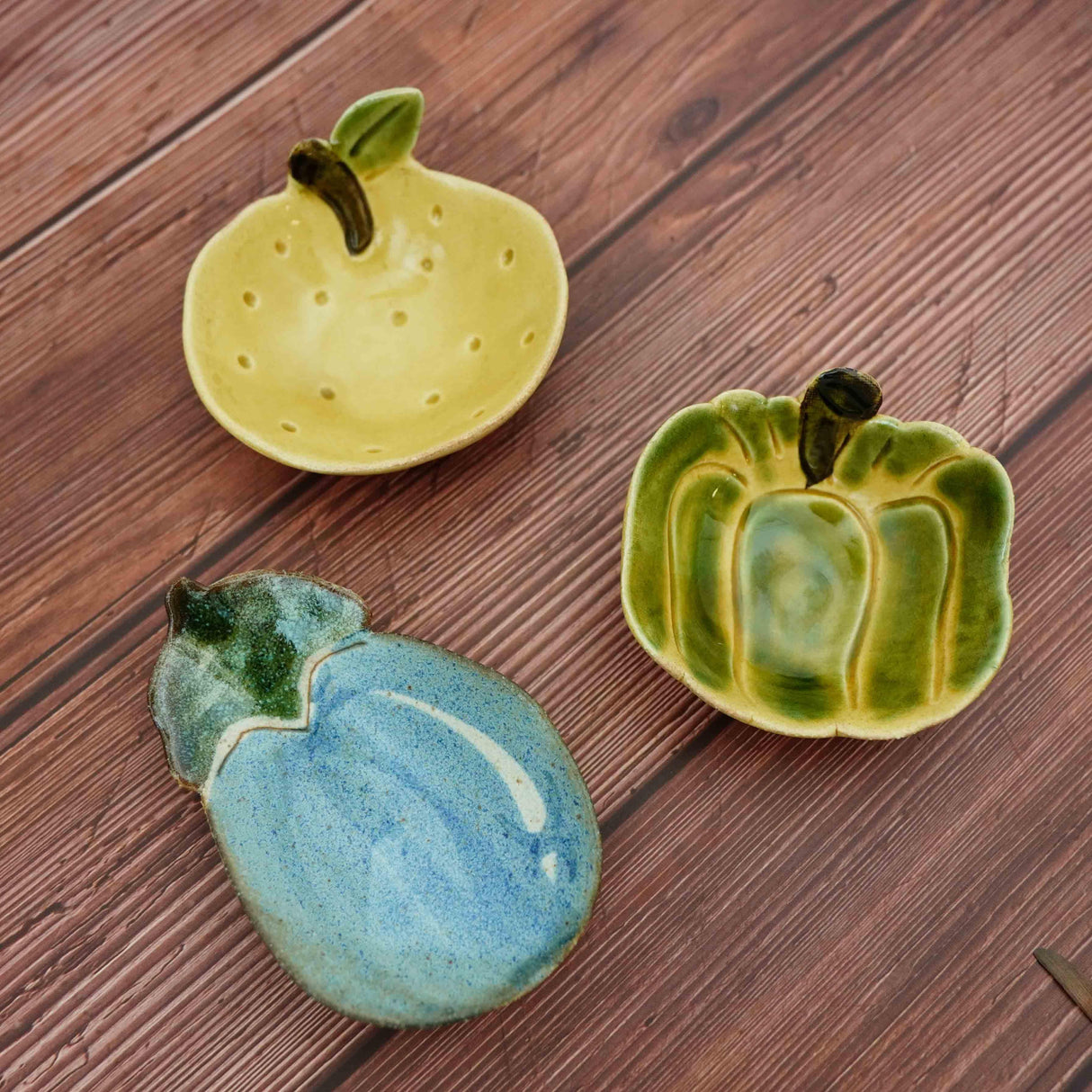 日本 Blut’s rokuro 六魯造型小碟子|南瓜 柚子 茄子 - 富士通販