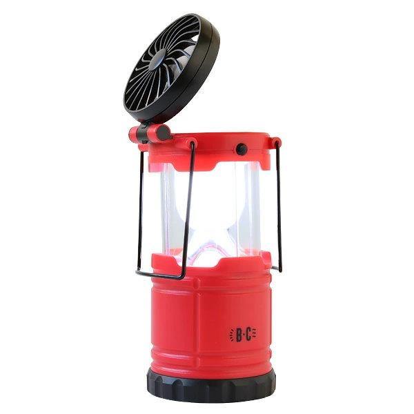 日本 BRIGHT&COOLER 可伸縮LED手提風扇|LED露營燈-五種顏色 - 富士通販