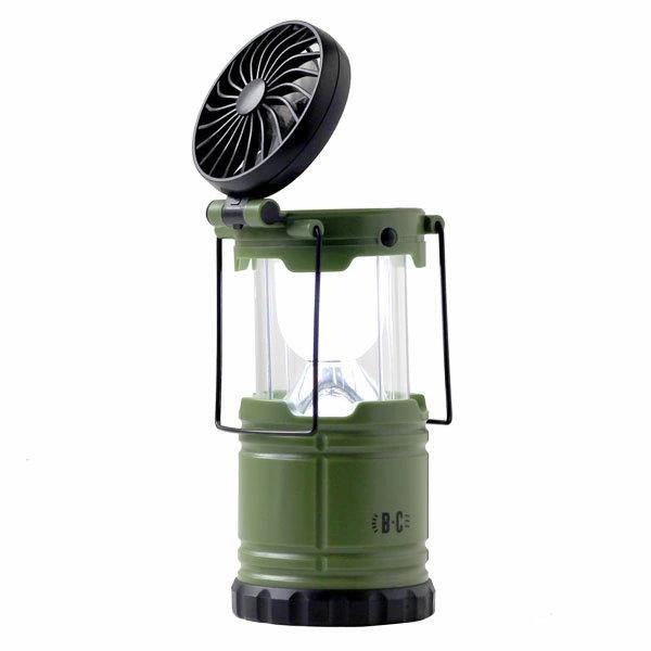 日本 BRIGHT&COOLER 可伸縮LED手提風扇|LED露營燈-五種顏色 - 富士通販