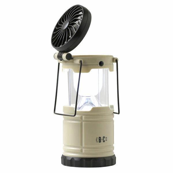 日本 BRIGHT&COOLER 可伸縮LED手提風扇|LED露營燈-五種顏色 - 富士通販