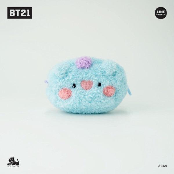 BT21 minini 絨毛 小物收納包|零錢包 包包吊飾 AirPods包 - 富士通販