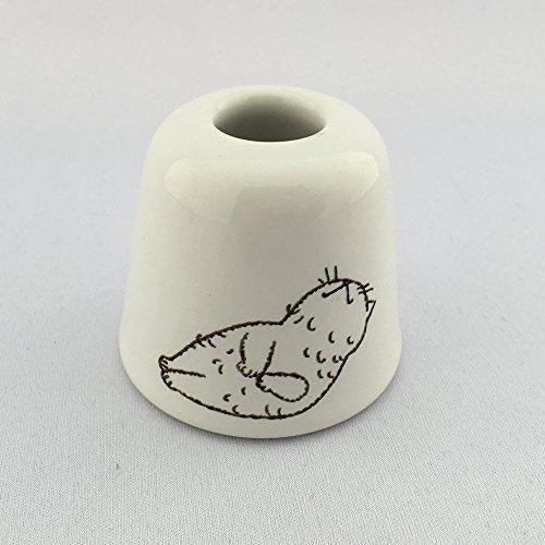 日本 Chaton Chaton 貓咪牙刷架|筆架 文具架 收納架 - 富士通販