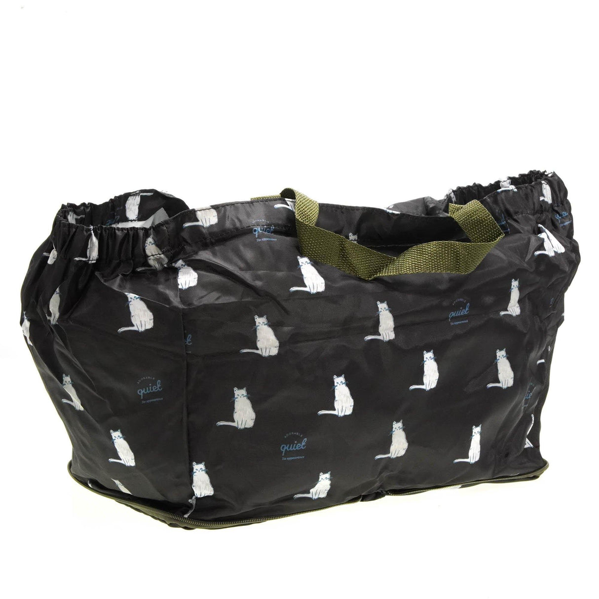 日本 Chepeli 輕薄收納型束口菜籃專用保冷提袋 - 富士通販