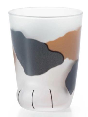 日本Coconeco貓掌玻璃杯|三花貓、橘貓、乳牛貓 - 富士通販