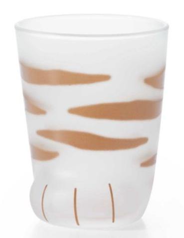 日本Coconeco貓掌玻璃杯|三花貓、橘貓、乳牛貓 - 富士通販