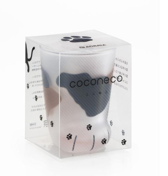 日本Coconeco貓掌玻璃杯|三花貓、橘貓、乳牛貓 - 富士通販