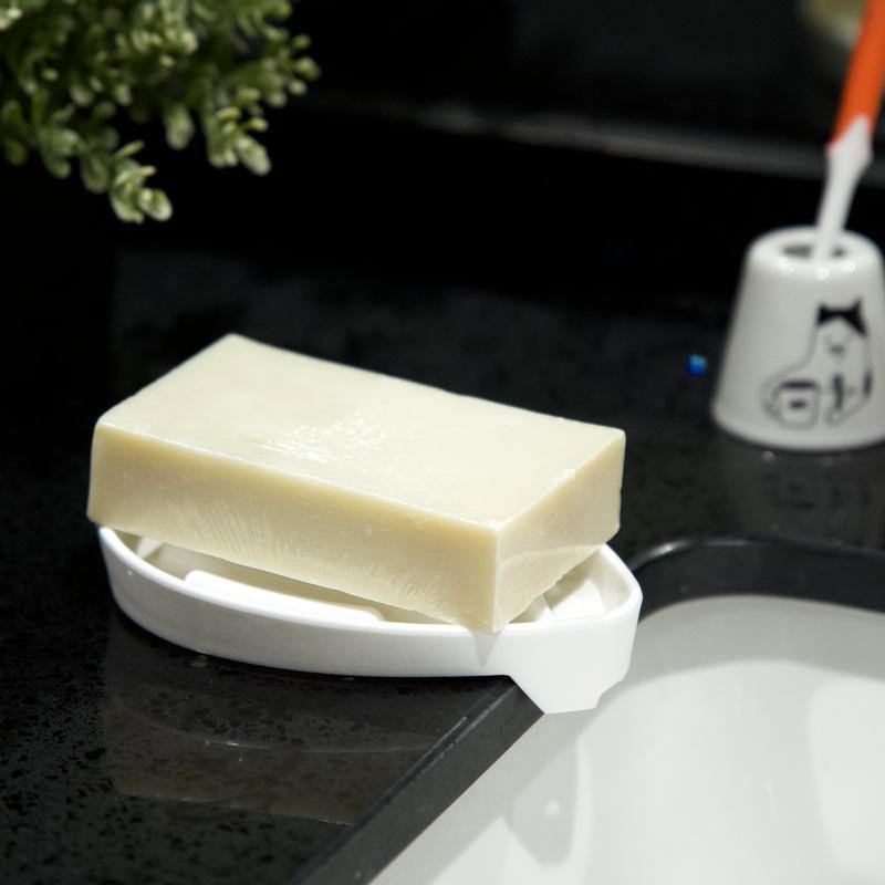 DAIYA自動排水、瀝水肥皂盒|白色款,預防積水、發霉 - 富士通販