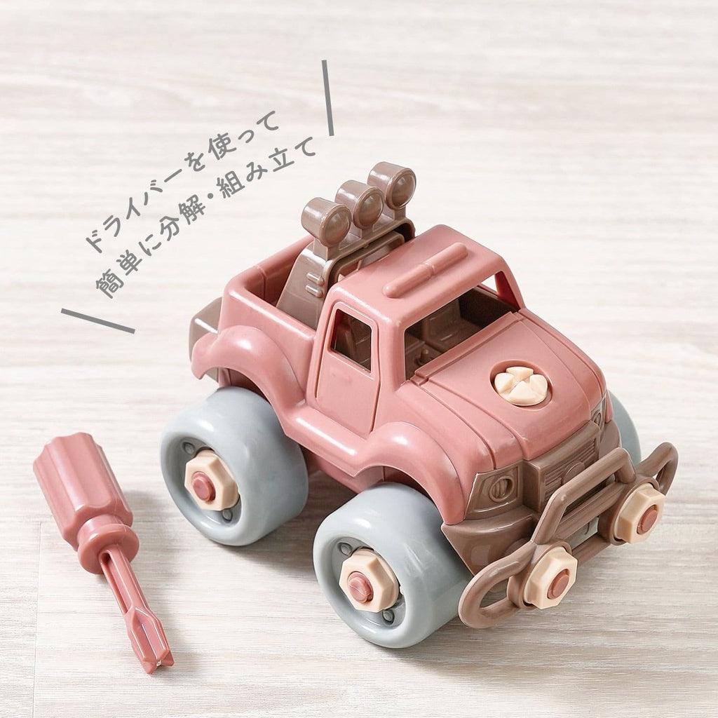 兒童益智DIY玩具|組裝交通工具-越野車/火車/飛機/賽車 - 富士通販