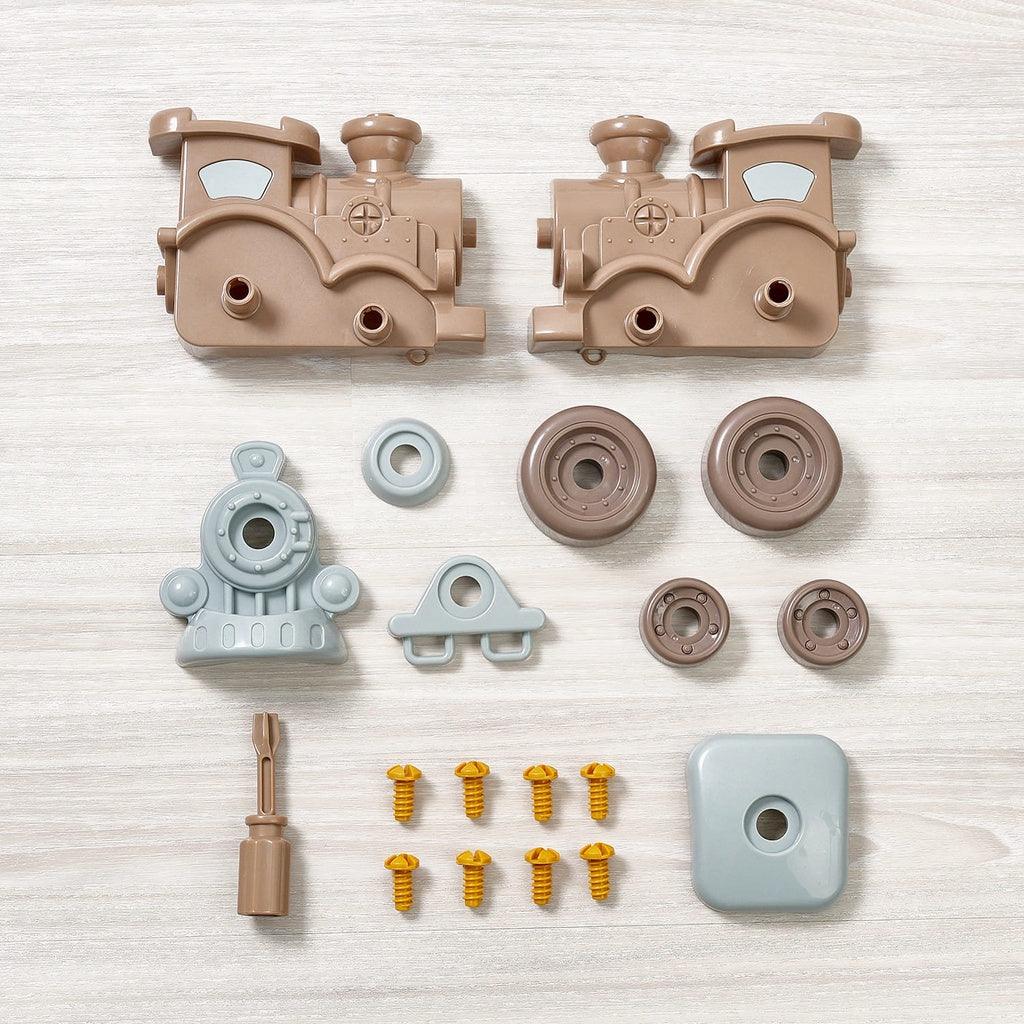 兒童益智DIY玩具|組裝交通工具-越野車/火車/飛機/賽車 - 富士通販