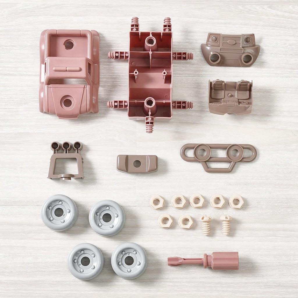 兒童益智DIY玩具|組裝交通工具-越野車/火車/飛機/賽車 - 富士通販