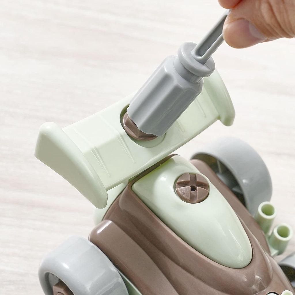 兒童益智DIY玩具|組裝交通工具-越野車/火車/飛機/賽車 - 富士通販