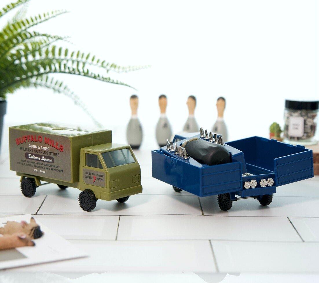 日本DULTON|兼具工具、擺飾、玩具功能卡車造型工具組 - 富士通販